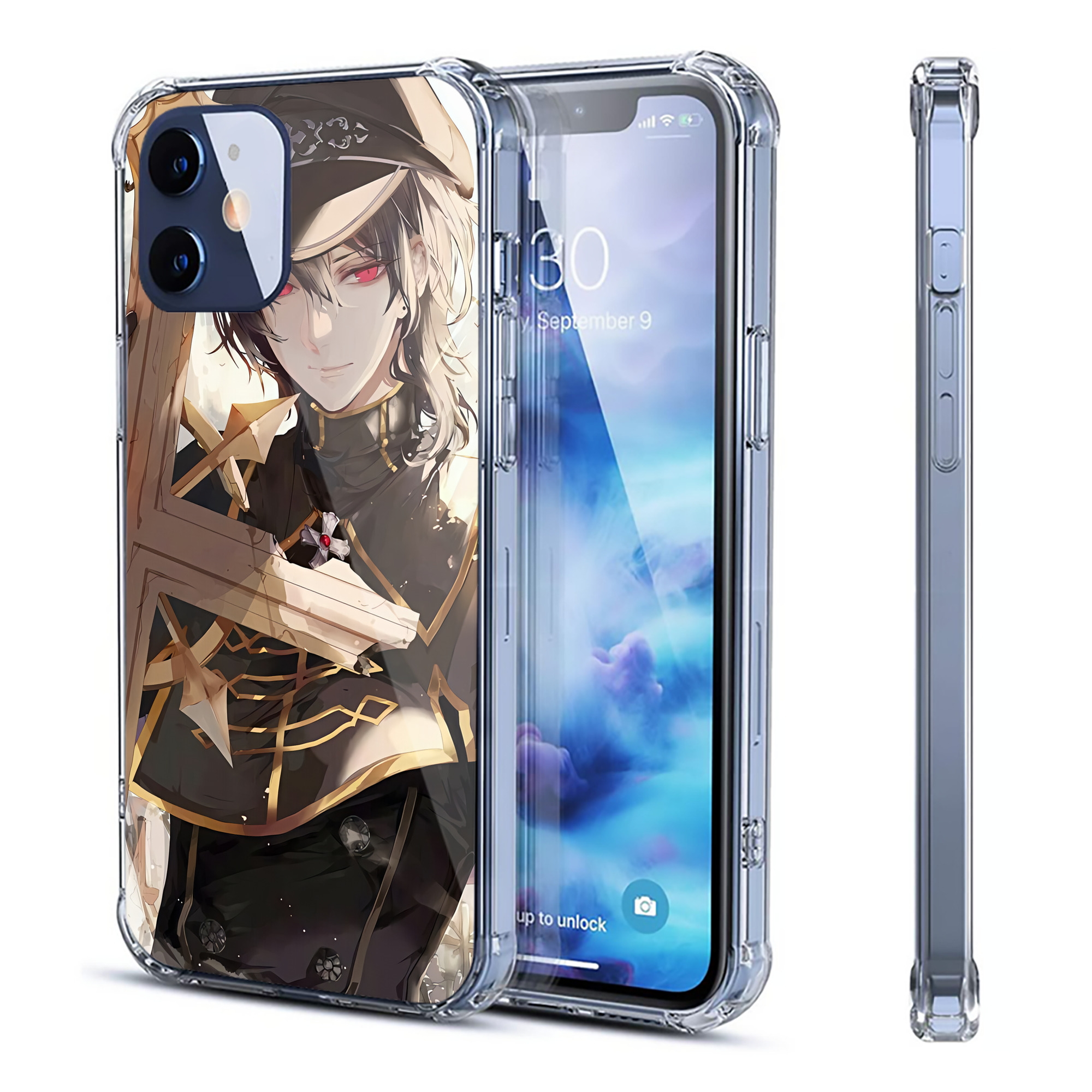 （画像用） 刀剣乱舞 Touken Ranbu 【iPhone 12シリーズ対応】透明スマホケース（クリアソフトケース）